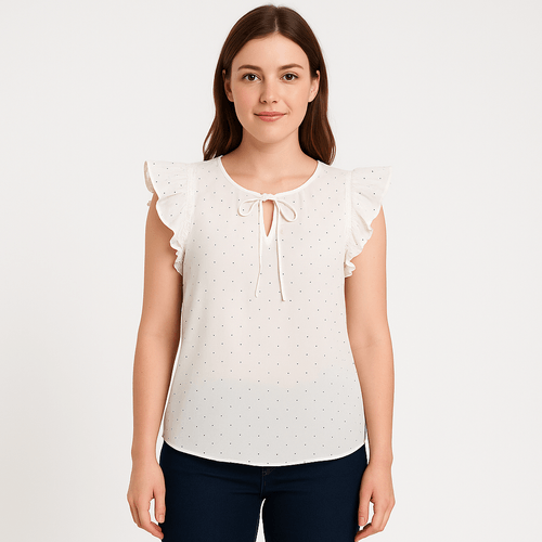 Blusa con textura para mujer