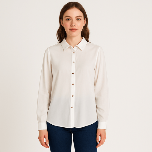 Blusa sólida para mujer