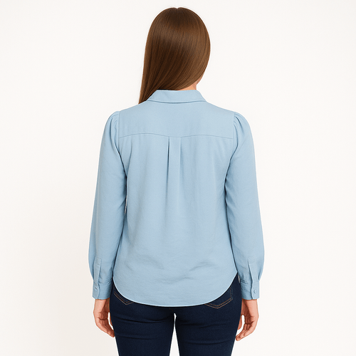 Blusa sólida para mujer
