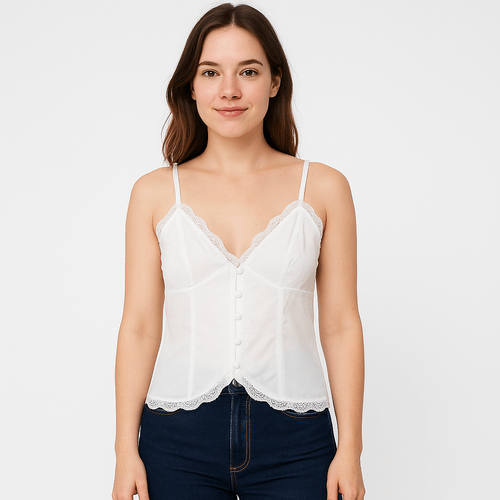 Blusa de encaje para mujer