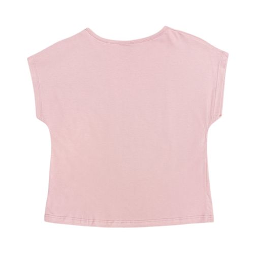 Camiseta rosa estampada para niña
