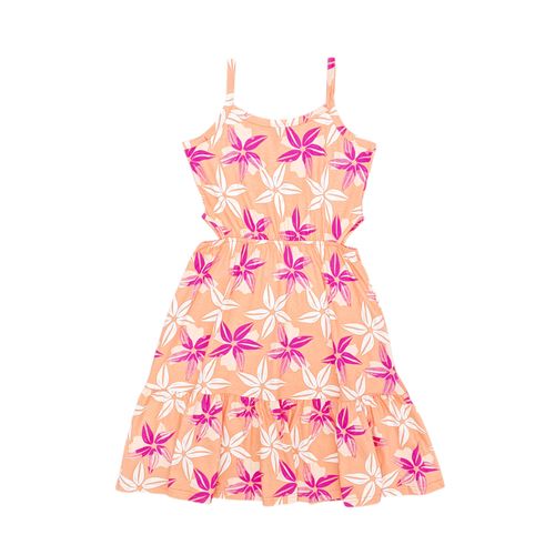 Vestido multicolor estampado para niña