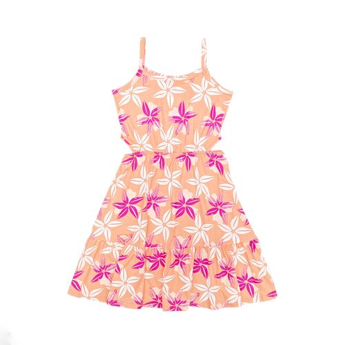 Vestido multicolor estampado para niña