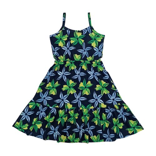 Vestido estampado multicolor para niña