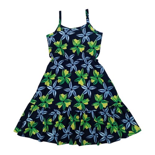 Vestido estampado multicolor para niña