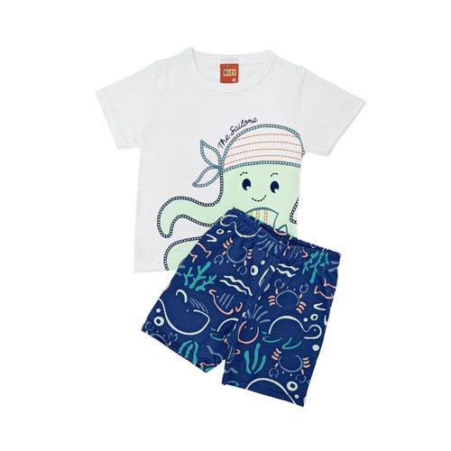 Conjunto multicolor estampado para niño