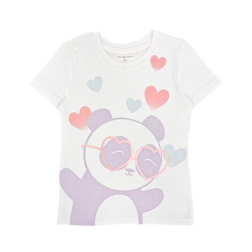 Camiseta blanca para niña
