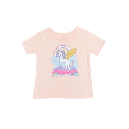 Camiseta rosa para niña