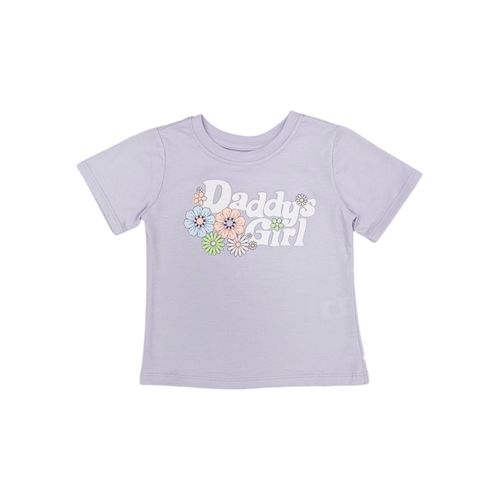 Camiseta lila para niña