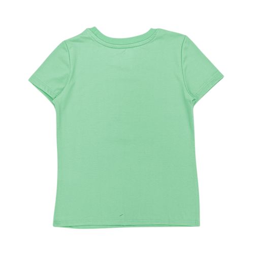 Camiseta verde esmeralda para niña