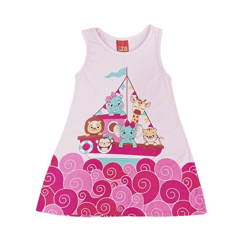 Vestido estampado para niña