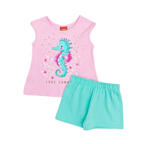 Conjunto estampado para niña