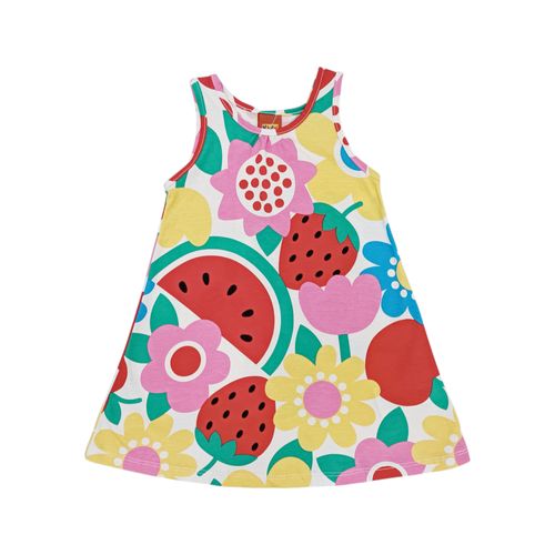 Vestido estampado para niña