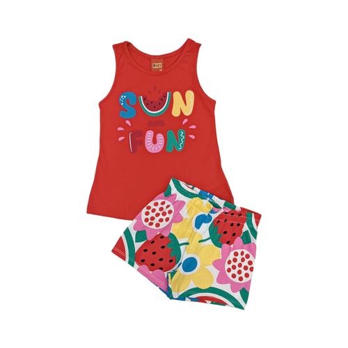 Conjunto estampado para niña