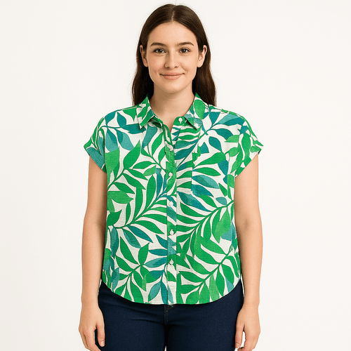 Blusa estampada para mujer