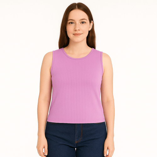 Tank top con textura para mujer