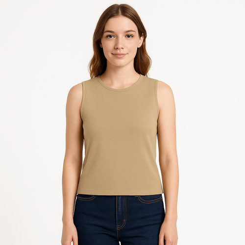 Tank top con textura para mujer