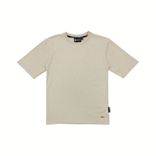 Camisa beige sólida para niño
