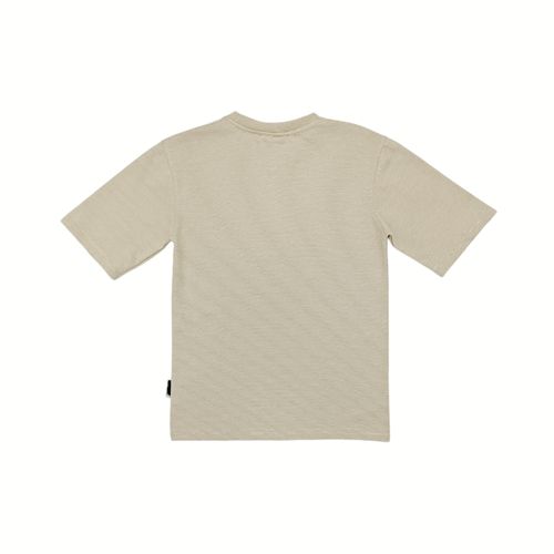 Camisa beige sólida para niño