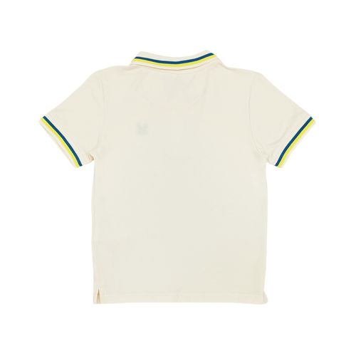 Camisa tipo polo ivory para niño