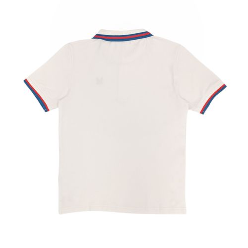 Camisa tipo polo beige para niño