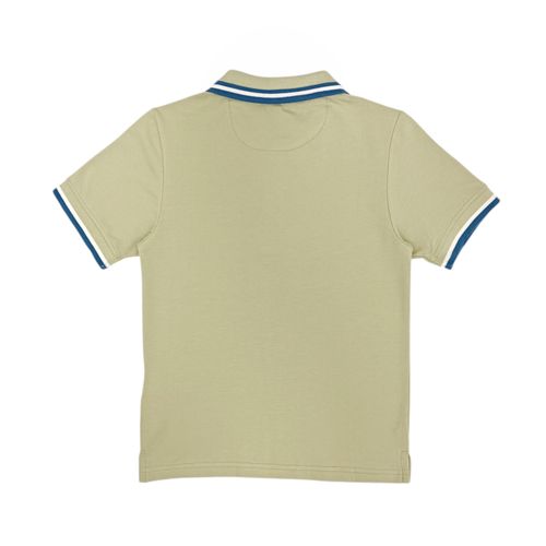 Camisa tipo polo verde para niño