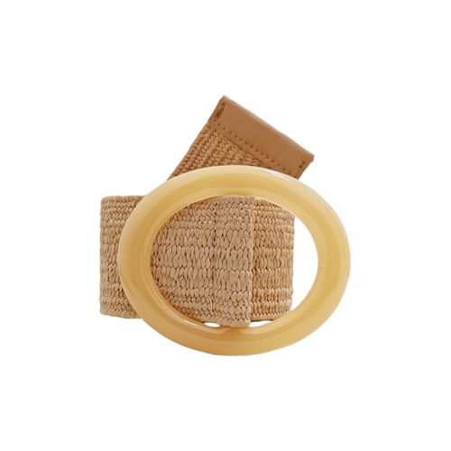 Cincho beige sólido para mujer