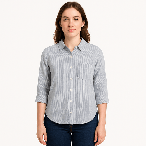 Blusa celeste para mujer