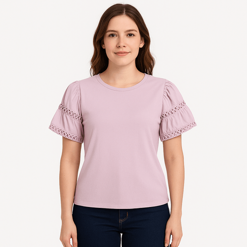 Blusa con textura para mujer