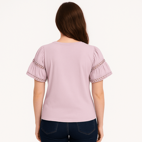 Blusa con textura para mujer