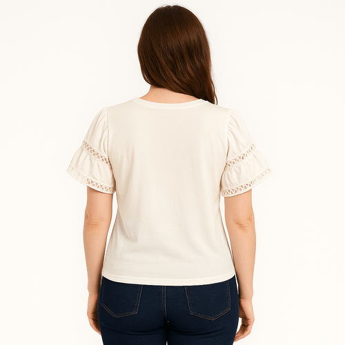 Blusa con textura para mujer