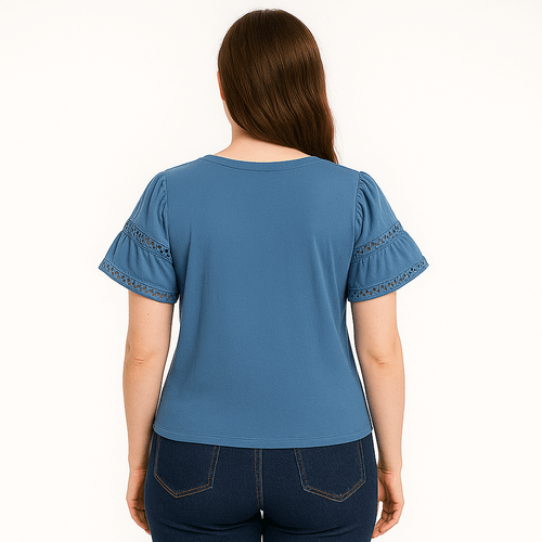 Blusa con textura para mujer