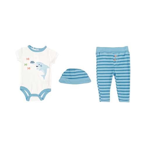Set 3 piezas rayadas para bebé niño