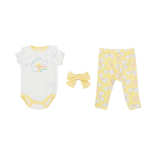 Set 3 piezas estampadas para bebé niña