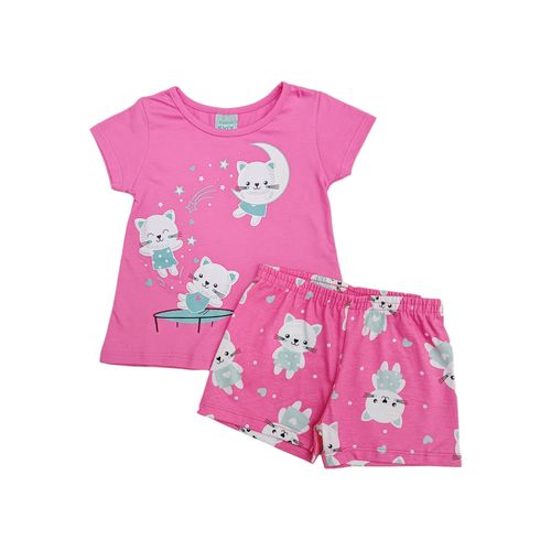 Pijama estampada para niña