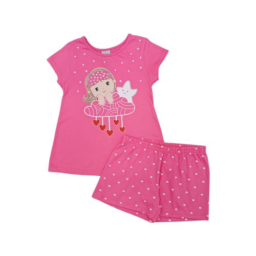 Pijama estampada para niña