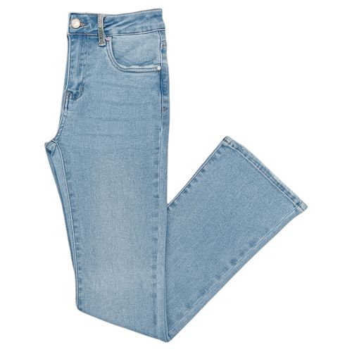 Flare jeans azul para mujer