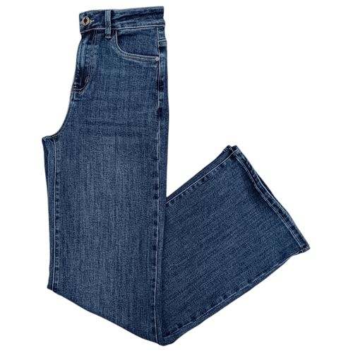 Wide Leg jeans lavado para mujer