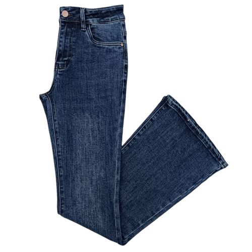 Flare jeans lavado para mujer