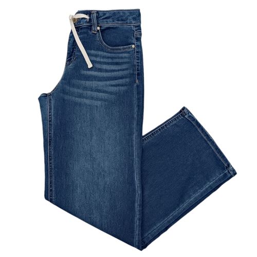 Wide jeans azul para mujer