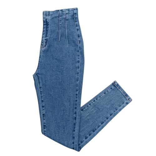 Skinny jeans sólido para mujer