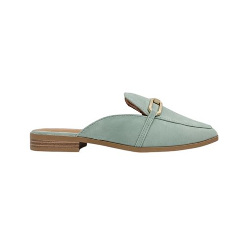 Flats celestes slingback para mujer