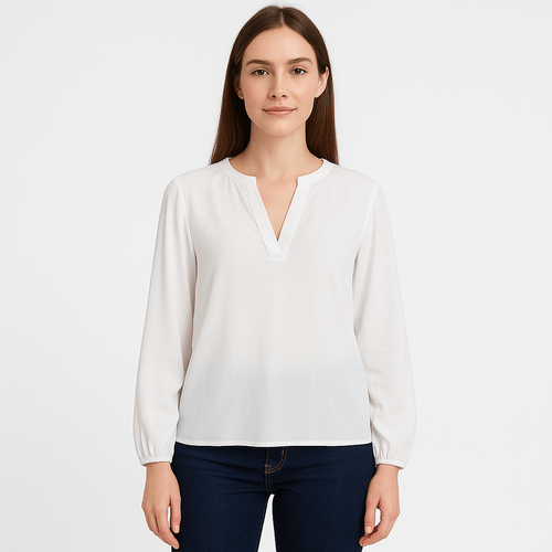 Blusa sólida para mujer