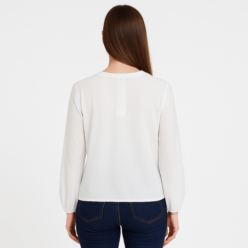 Blusa sólida para mujer