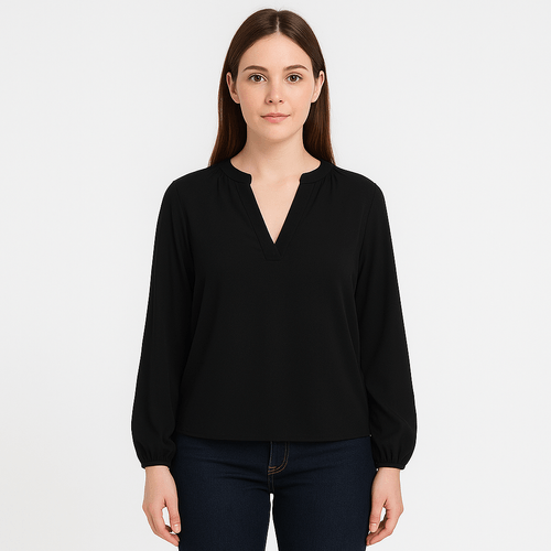 Blusa sólida para mujer