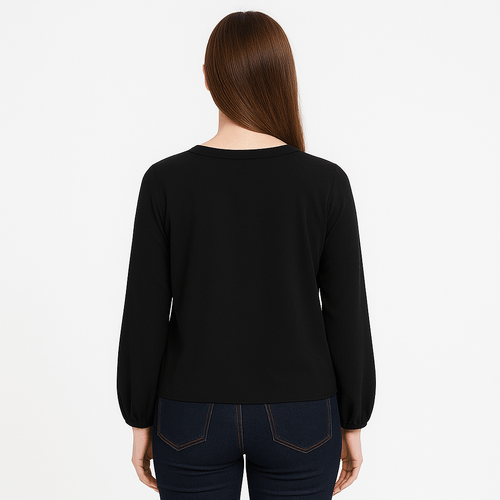 Blusa sólida para mujer