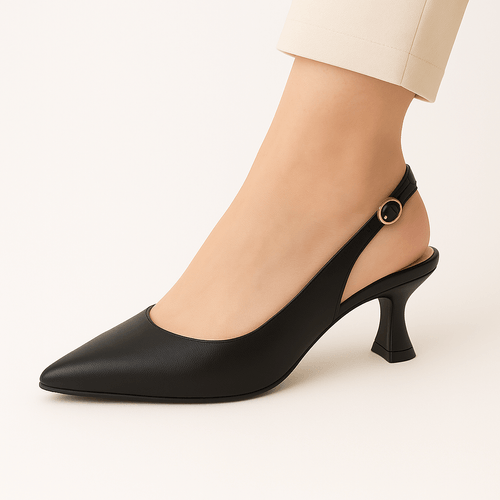 Tacones  negros casuales para mujer