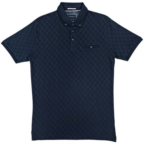 Camisa tipo polo navy para hombre