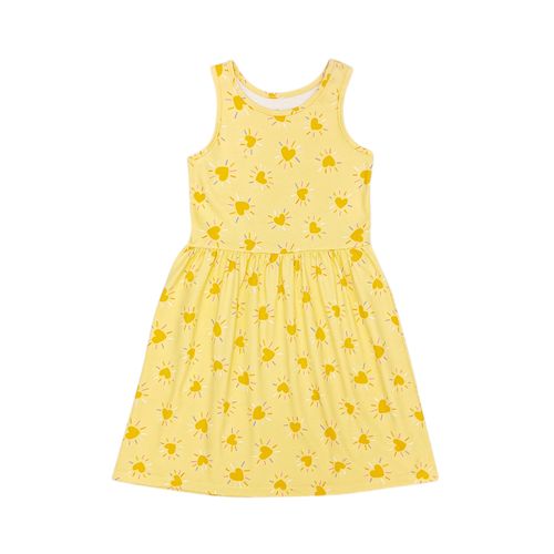 Vestido amarillo para niña