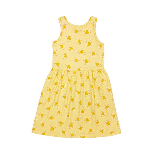 Vestido amarillo para niña